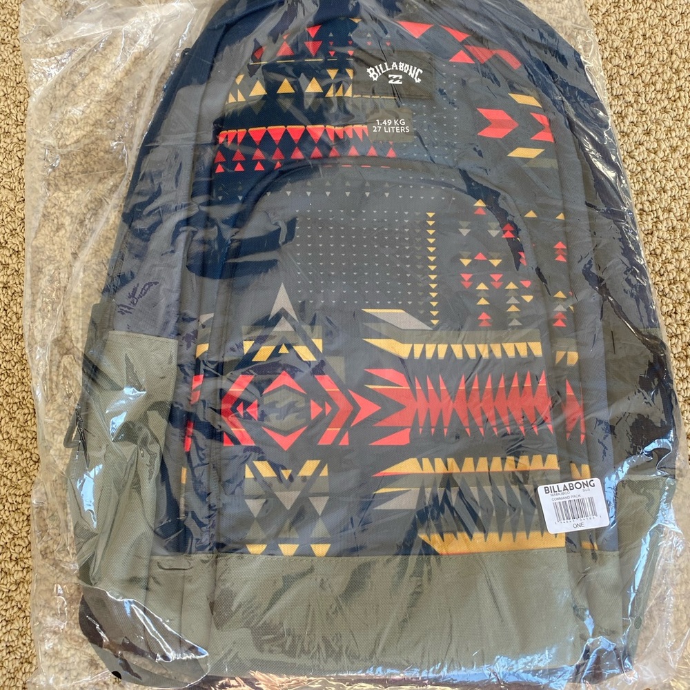 NWT Billabong Command Backpack